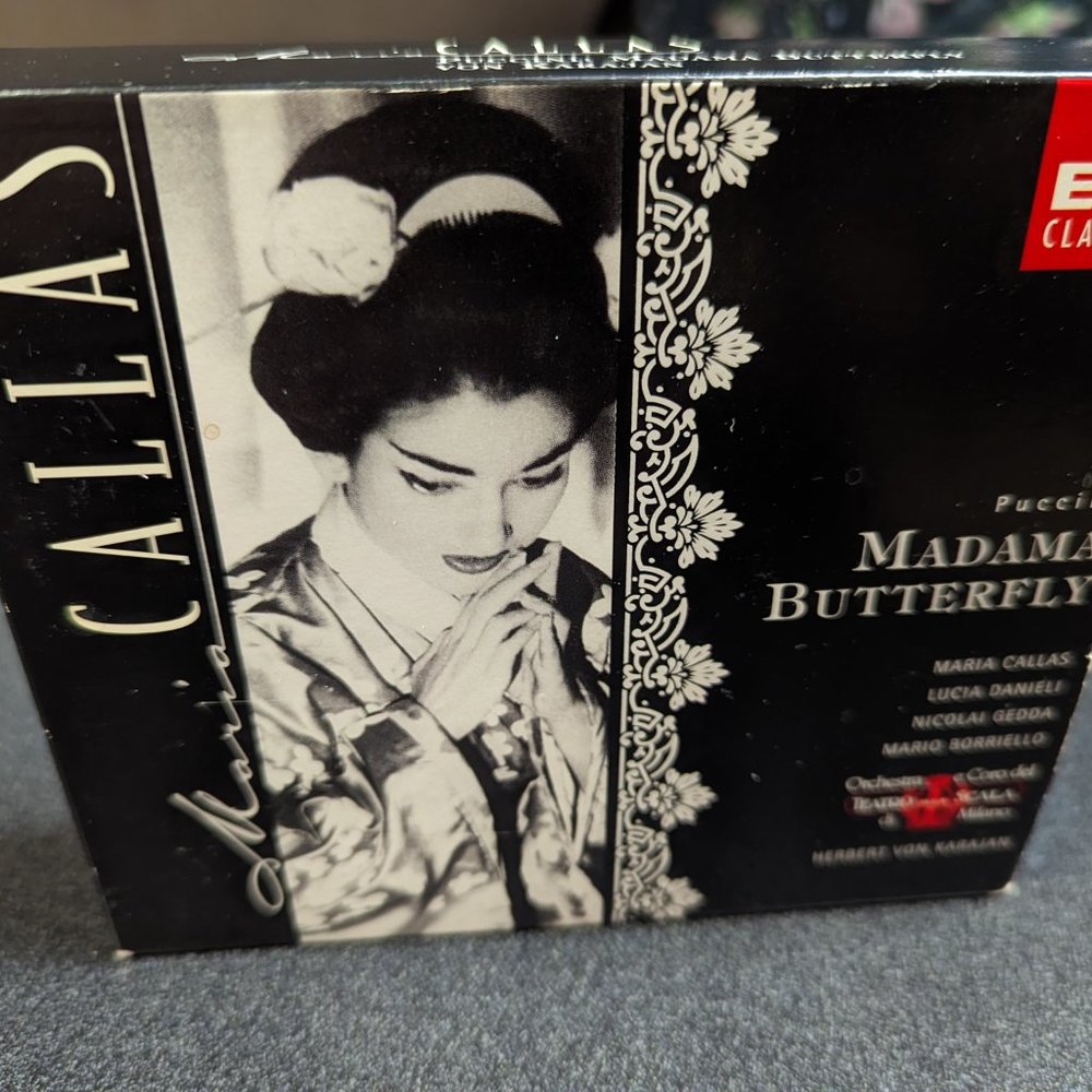 Maria Callas Madama Butterfly 2 CD-Set EMI Classics Herbert Von Karajan - Picture 2 of 6